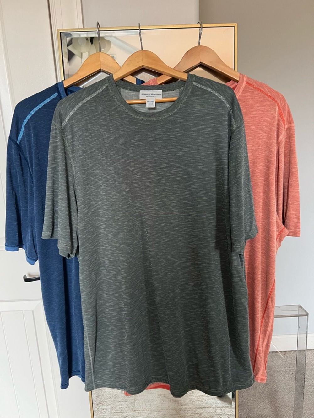 Tommy Bahama Short Sleeve Crew Tee Set - Olive, Navy, Coral